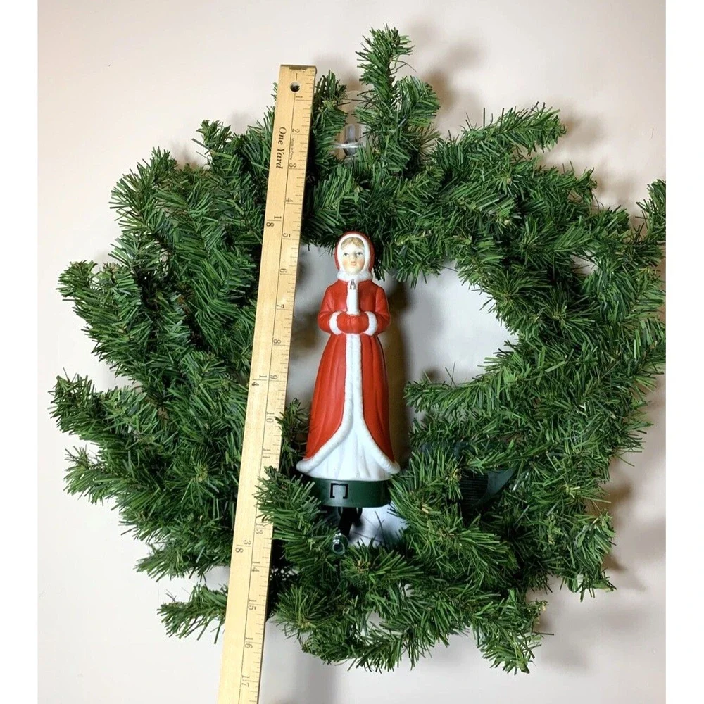 Vintage Mr Christmas Motion Activated Singing Wreath Indoor/Outdoor -Tested!!